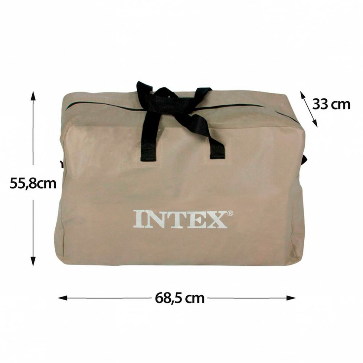 Aufblasbarer Boot Intex Excursion 4 Blau Weiß 315 x 43 x 165 cm