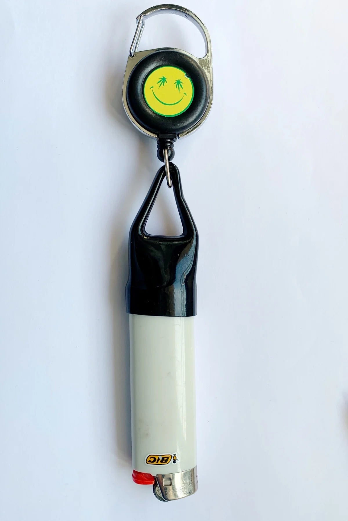 Retractable Lighter Holder With Retractable Keychain random